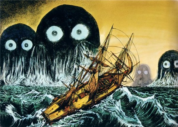 Umibōzu – The Sea Monk | 百物語怪談会 Hyakumonogatari Kaidankai